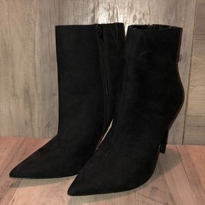 Express Pointed Toe Heeled Ankle Boots WORN ONCE!